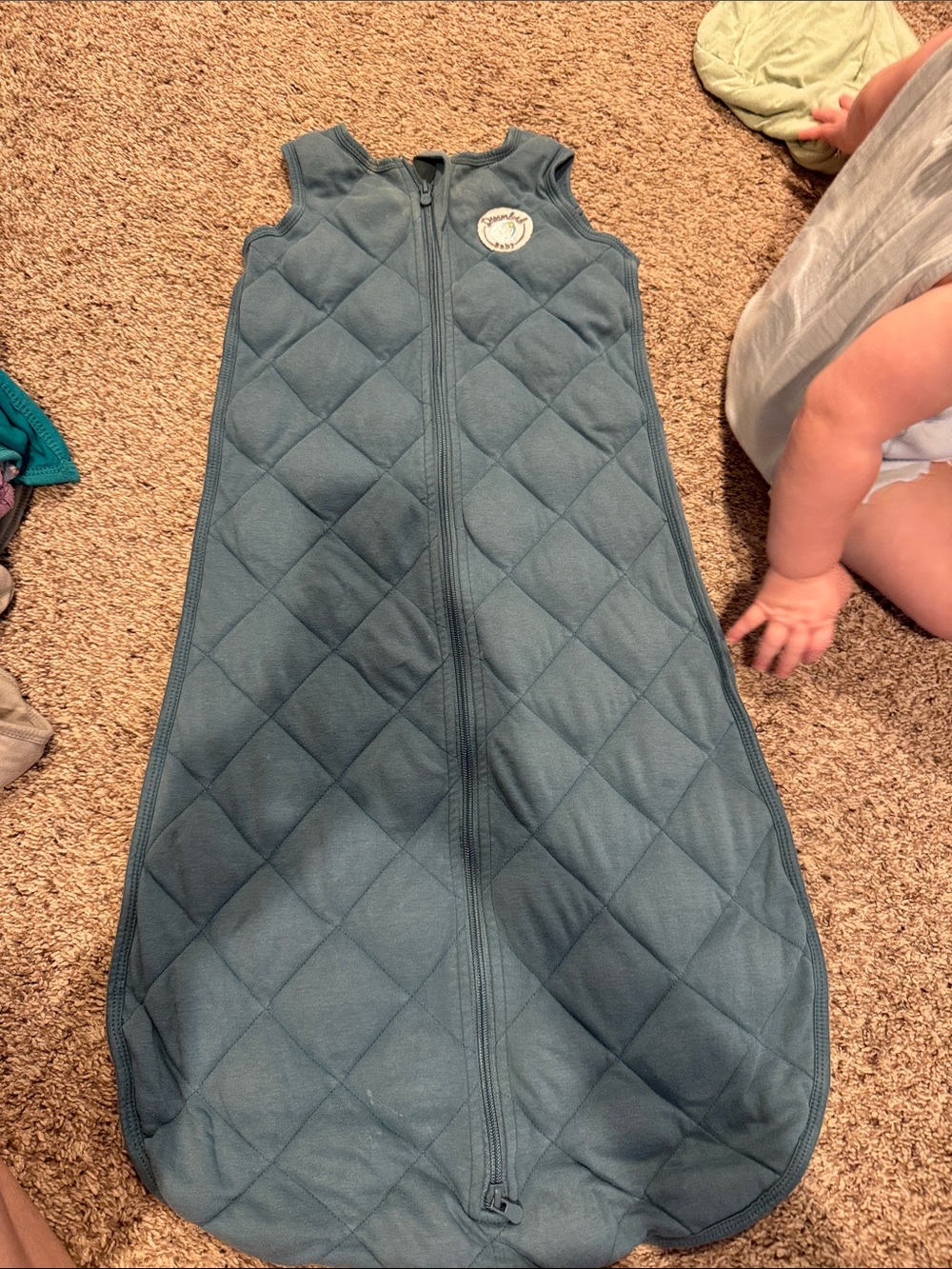 Dreamland Quilted Blue Sleep Sack - Baby
